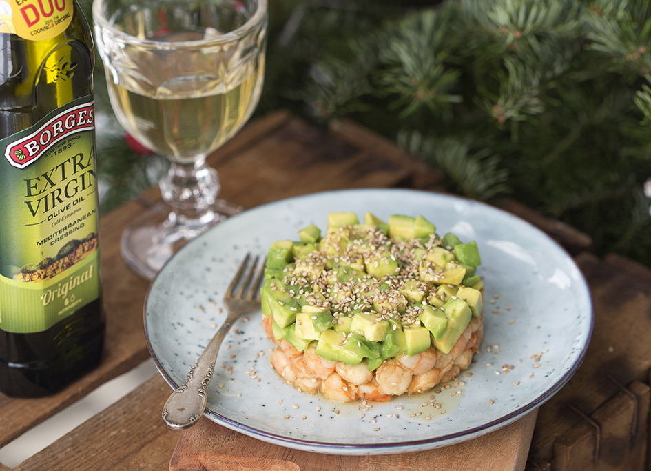 Borges - Avocado and king prawn tartare