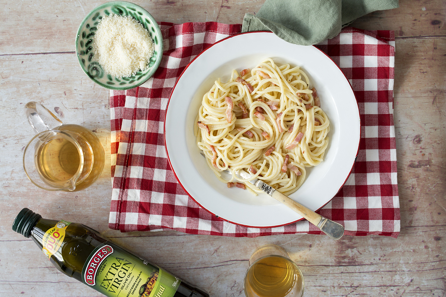 Borges - carbonara with no cream