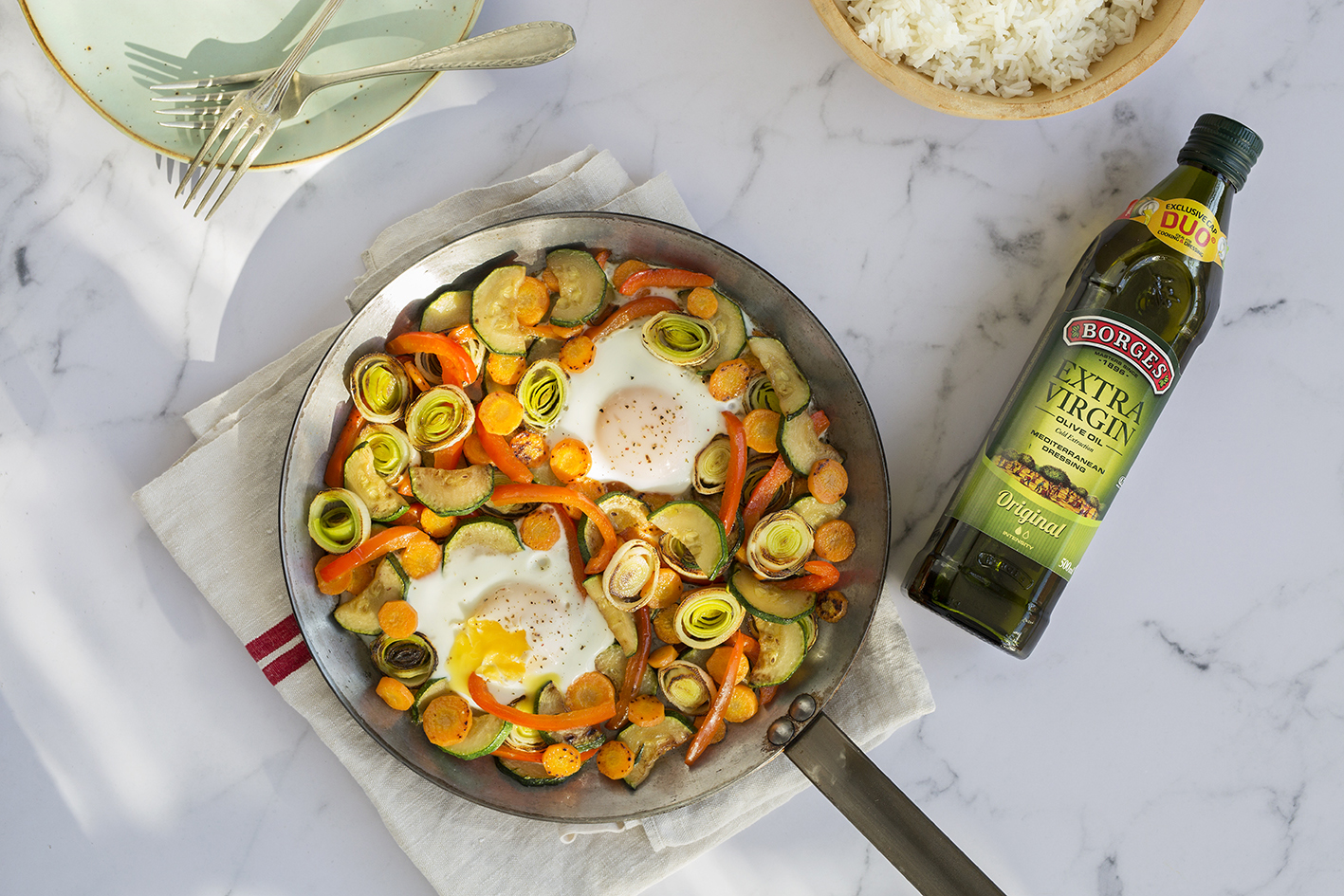 Borges - Vegetable and egg stir fry