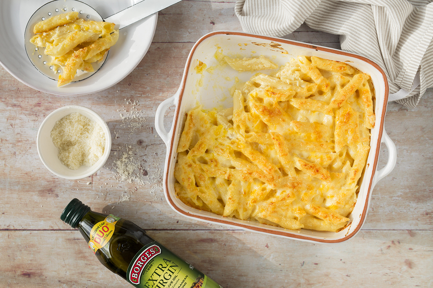 Borges - Three-cheese pasta bake