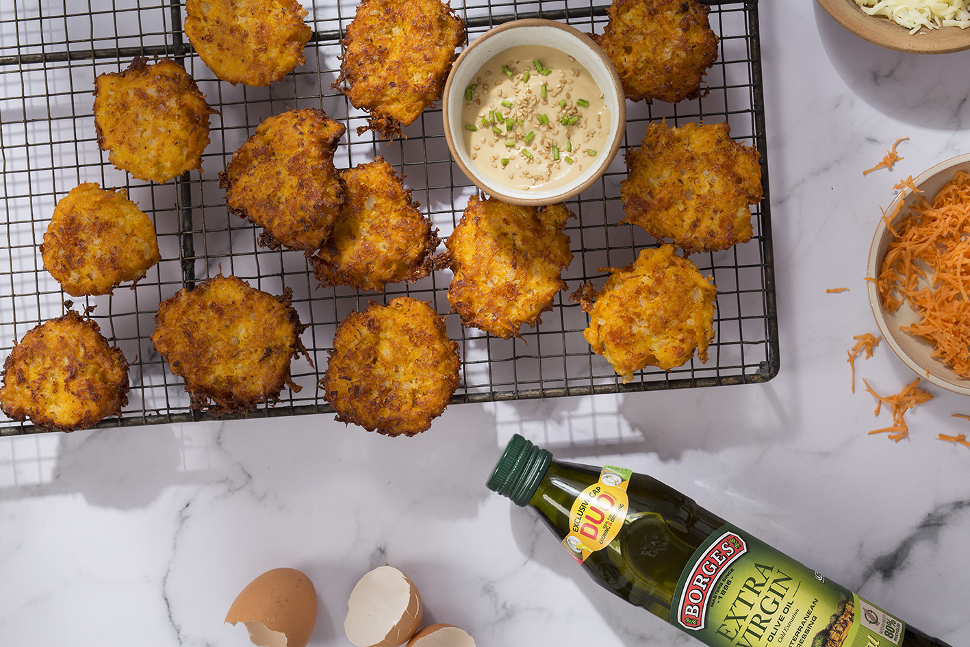 Sweet potato fritters
